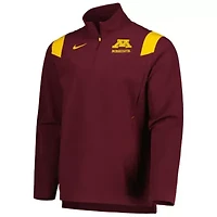 NCAA Nike Minnesota Golden Gophers 2022 Coaches Sideline Quarter-Zip Top