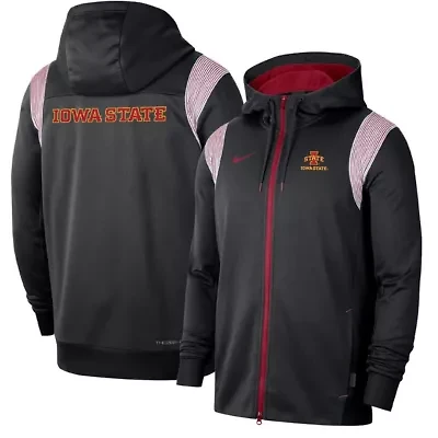 NCAA Nike Iowa State Cyclones Sideline Performance Full-Zip Hoodie