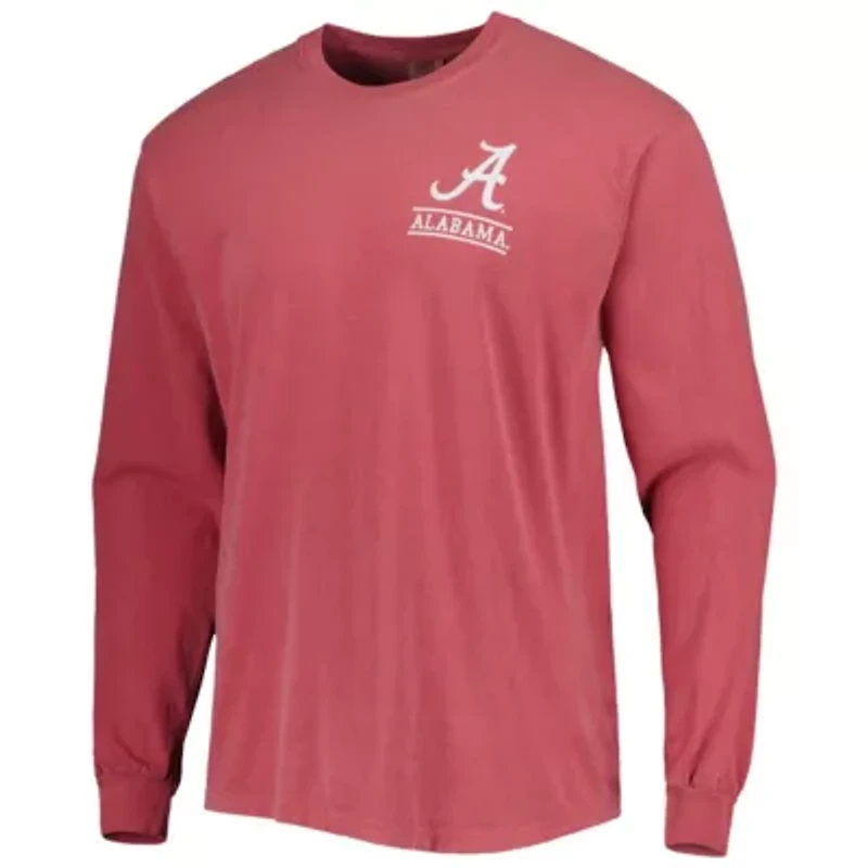 Alabama Crimson Tide NCAA Circle Campus Scene Long Sleeve T-Shirt