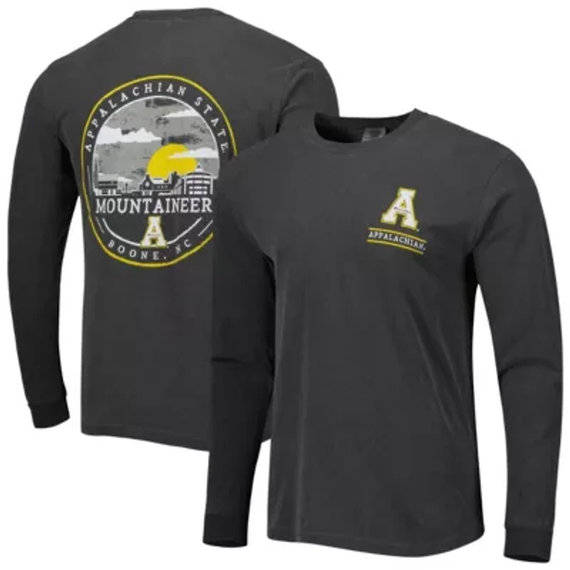NCAA Appalachian State Mountaineers Circle Campus Scene Long Sleeve T-Shirt