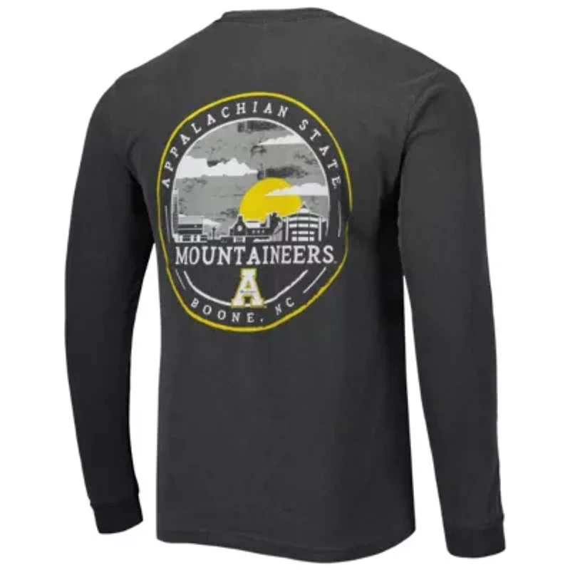 NCAA Appalachian State Mountaineers Circle Campus Scene Long Sleeve T-Shirt