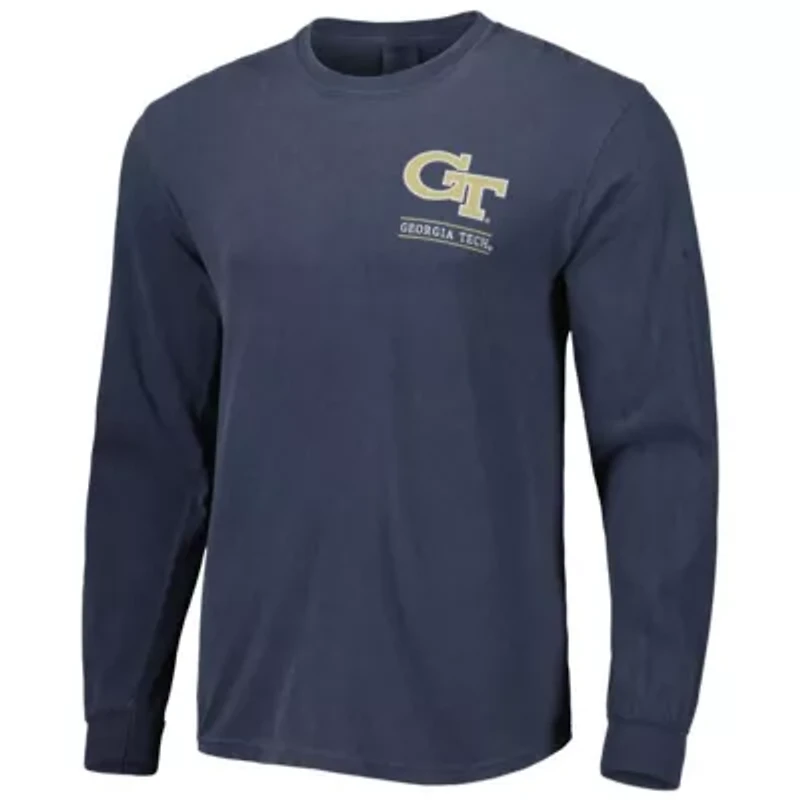 Georgia Tech Yellow Jackets NCAA Circle Campus Scene Long Sleeve T-Shirt