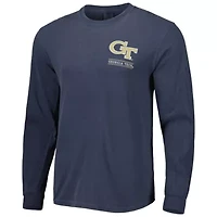 Georgia Tech Yellow Jackets NCAA Circle Campus Scene Long Sleeve T-Shirt