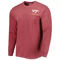 NCAA Virginia Tech Hokies Circle Campus Scene Long Sleeve T-Shirt