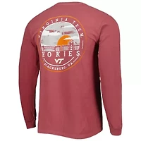 NCAA Virginia Tech Hokies Circle Campus Scene Long Sleeve T-Shirt