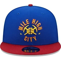 NBA Blue/Red Denver Nuggets Jersey Hook Statement Edition 9FIFTY Snapback Hat