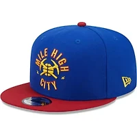 NBA Blue/Red Denver Nuggets Jersey Hook Statement Edition 9FIFTY Snapback Hat