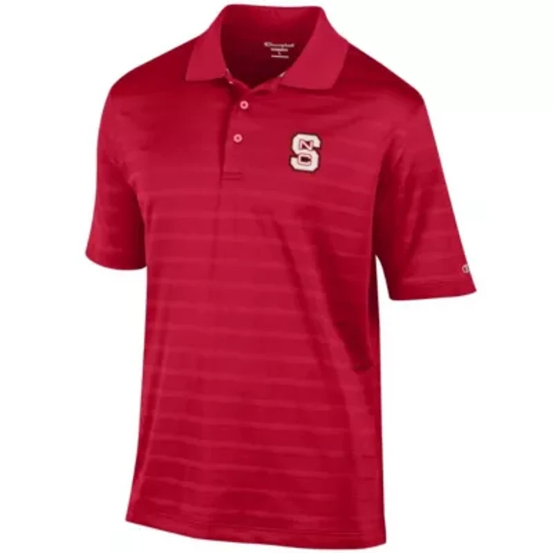 NCAA NC State Wolfpack Textured Solid Polo