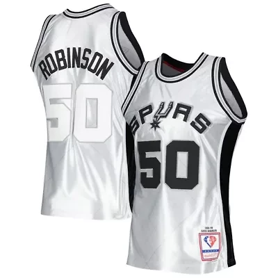 NBA David Robinson San Antonio Spurs 1998/99 Hardwood Classics 75th Anniversary Swingman Jersey