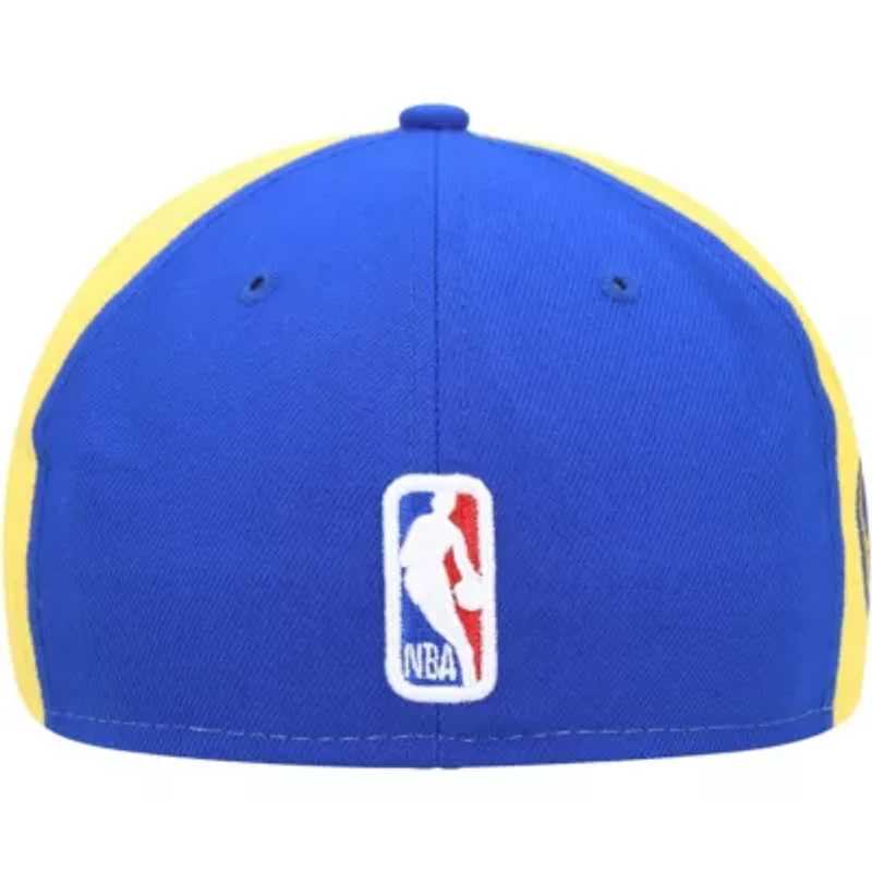 NBA White/Royal Golden State Warriors Back Half 9FIFTY Fitted Hat