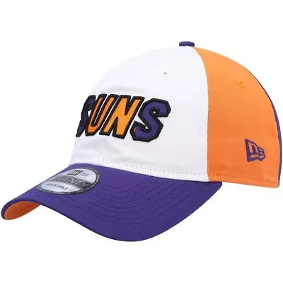 NBA White/Purple Phoenix Suns Back Half 9TWENTY Adjustable Hat