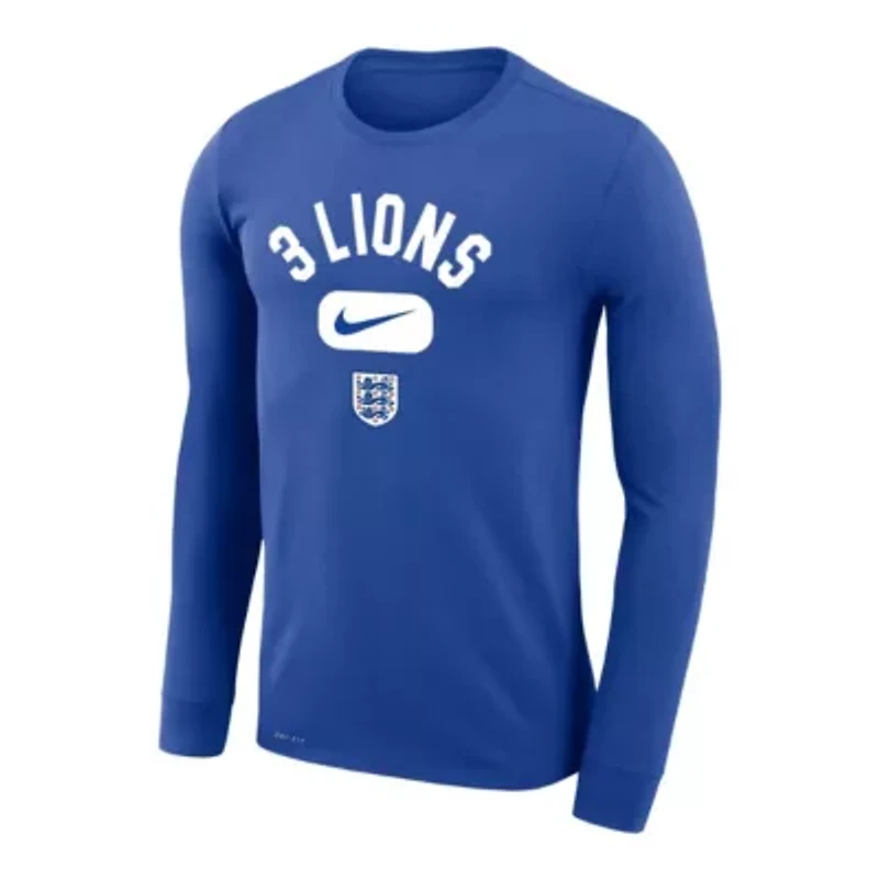 Soccer National Teams Nike England Team Lockup Legend Performance Long Sleeve T-Shirt