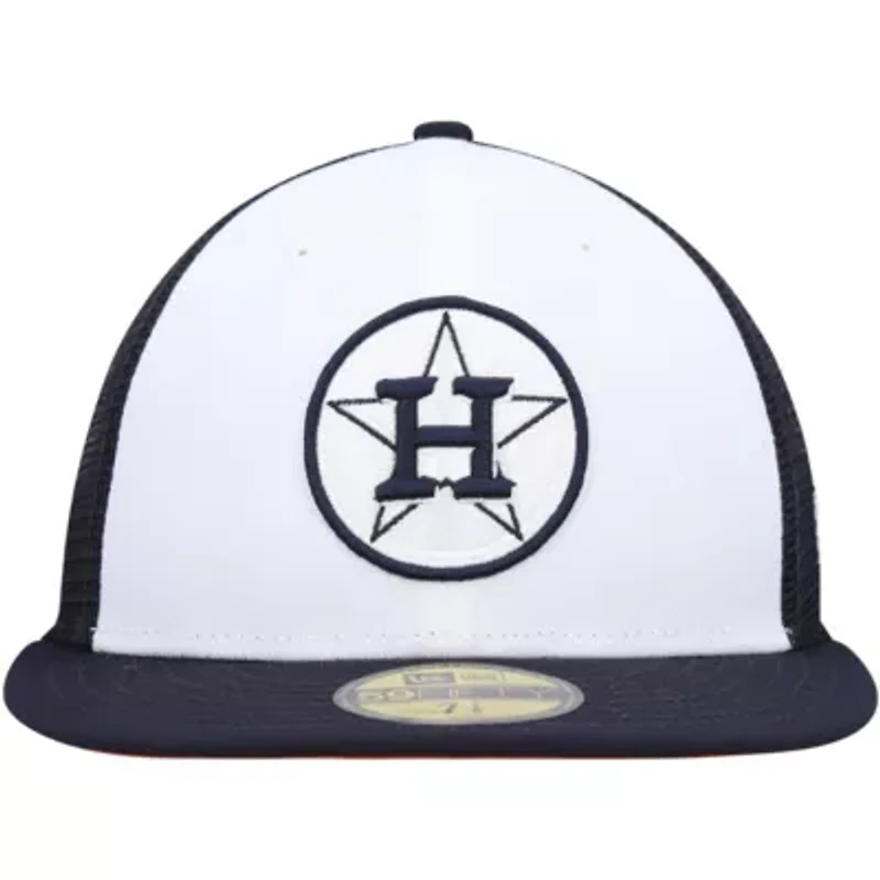 MLB White/Navy Houston Astros 2023 On-Field Batting Practice 59FIFTY Fitted Hat