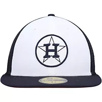 MLB White/Navy Houston Astros 2023 On-Field Batting Practice 59FIFTY Fitted Hat