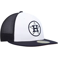 MLB White/Navy Houston Astros 2023 On-Field Batting Practice 59FIFTY Fitted Hat