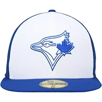 Toronto Blue Jays MLB White/Royal 2023 On-Field Batting Practice 59FIFTY Fitted Hat