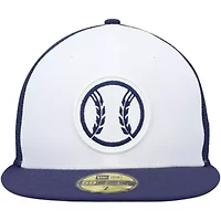 MLB White/Navy Milwaukee Brewers 2023 On-Field Batting Practice 59FIFTY Fitted Hat