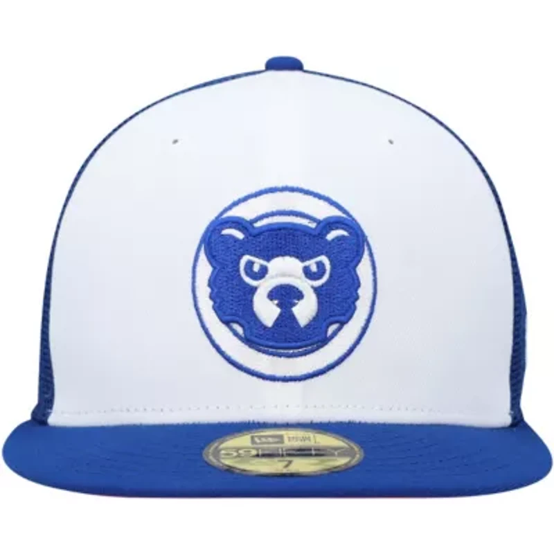 MLB White/Royal Chicago Cubs 2023 On-Field Batting Practice 59FIFTY Fitted Hat