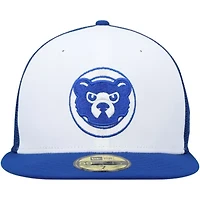 MLB White/Royal Chicago Cubs 2023 On-Field Batting Practice 59FIFTY Fitted Hat