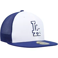MLB White/Royal Los Angeles Dodgers 2023 On-Field Batting Practice 59FIFTY Fitted Hat