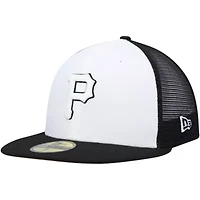 MLB White/Black Pittsburgh Pirates 2023 On-Field Batting Practice 59FIFTY Fitted Hat