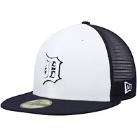 MLB White/Navy Detroit Tigers 2023 On-Field Batting Practice 59FIFTY Fitted Hat
