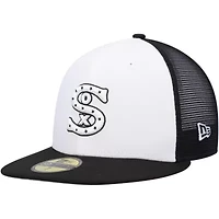 Chicago White Sox MLB White/Black 2023 On-Field Batting Practice 59FIFTY Fitted Hat