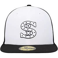 Chicago White Sox MLB White/Black 2023 On-Field Batting Practice 59FIFTY Fitted Hat