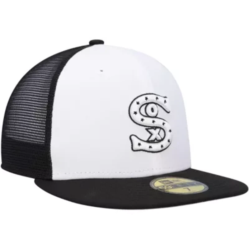 Chicago White Sox MLB White/Black 2023 On-Field Batting Practice 59FIFTY Fitted Hat