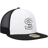 Chicago White Sox MLB White/Black 2023 On-Field Batting Practice 59FIFTY Fitted Hat