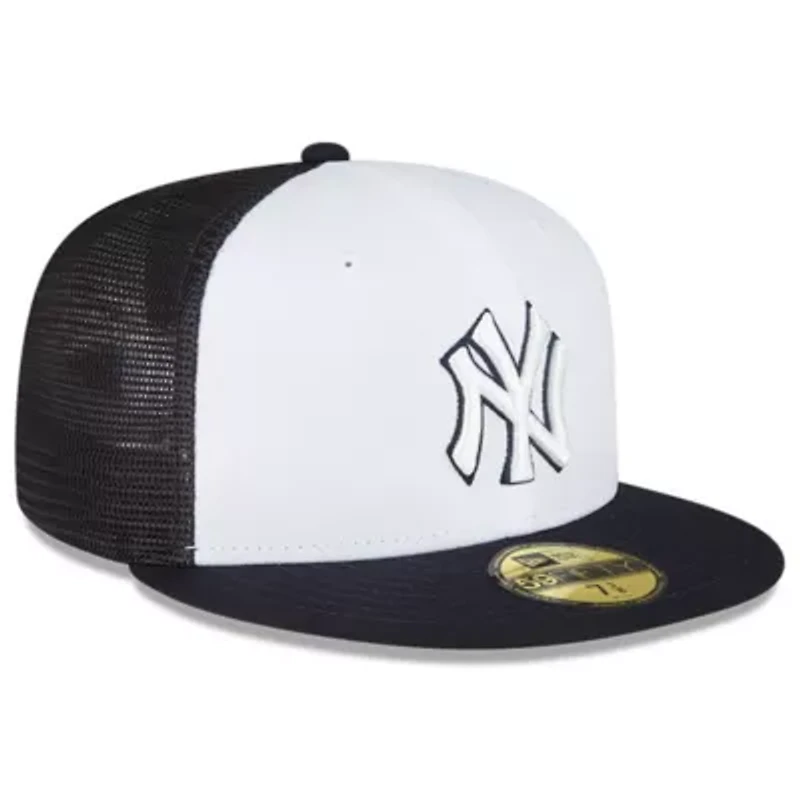 MLB White/Navy New York Yankees 2023 On-Field Batting Practice 59FIFTY Fitted Hat