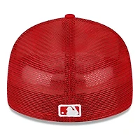MLB White/Red Los Angeles Angels 2023 On-Field Batting Practice Low 59FIFTY Fitted Hat