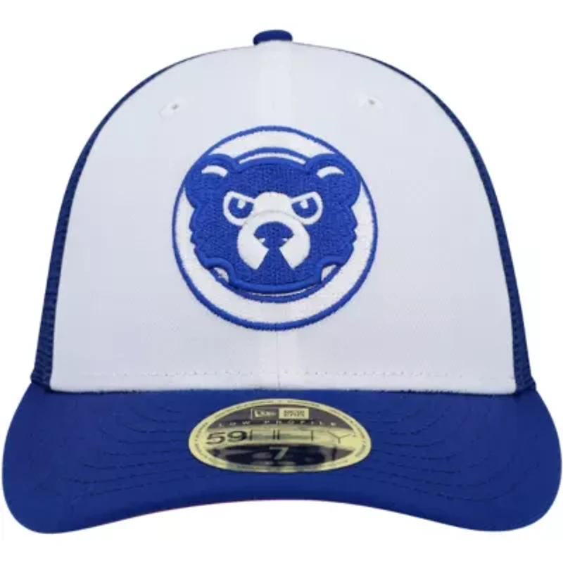 MLB White/Royal Chicago Cubs 2023 On-Field Batting Practice Low 59FIFTY Fitted Hat