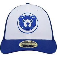 MLB White/Royal Chicago Cubs 2023 On-Field Batting Practice Low 59FIFTY Fitted Hat