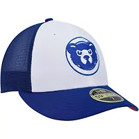 MLB White/Royal Chicago Cubs 2023 On-Field Batting Practice Low 59FIFTY Fitted Hat