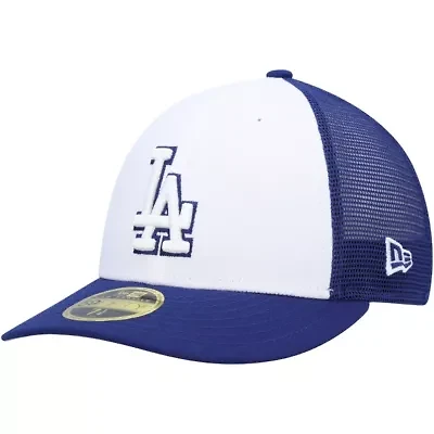 MLB Royal/White Los Angeles Dodgers 2023 On-Field Batting Practice Low 59FIFTY Fitted Hat