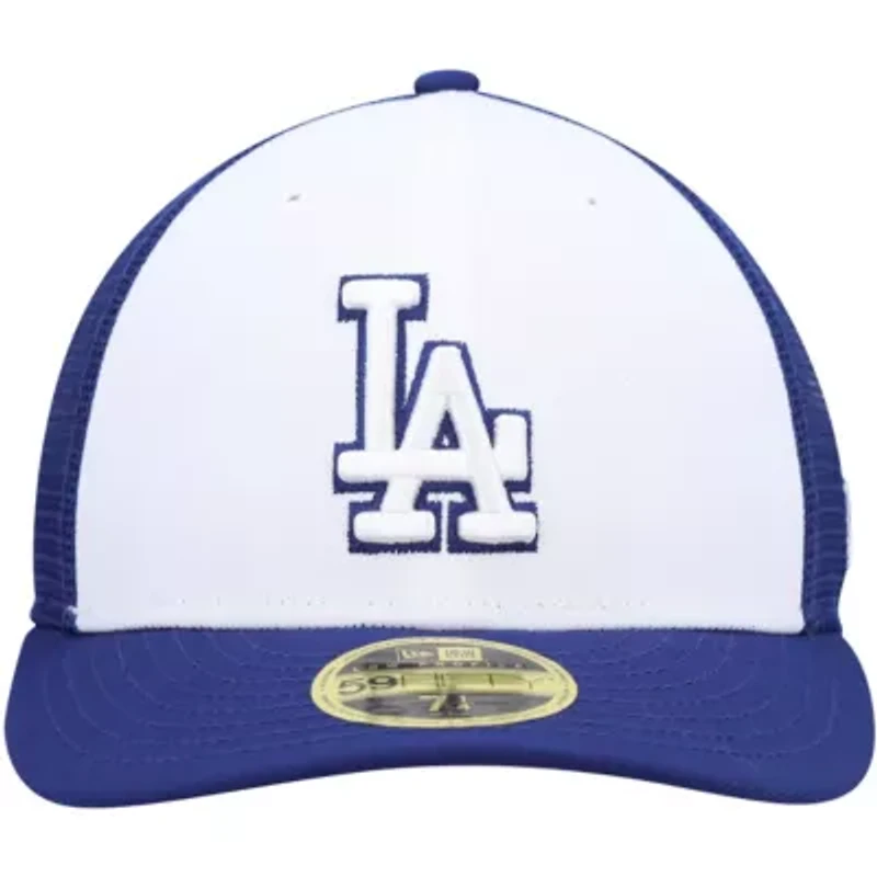 MLB Royal/White Los Angeles Dodgers 2023 On-Field Batting Practice Low 59FIFTY Fitted Hat