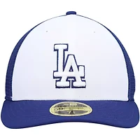 MLB Royal/White Los Angeles Dodgers 2023 On-Field Batting Practice Low 59FIFTY Fitted Hat
