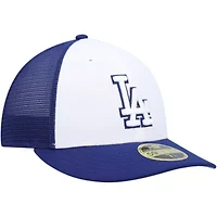 MLB Royal/White Los Angeles Dodgers 2023 On-Field Batting Practice Low 59FIFTY Fitted Hat