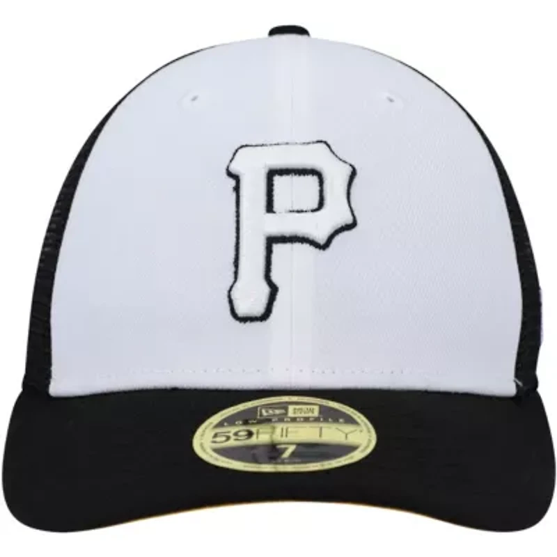MLB White/Black Pittsburgh Pirates 2023 On-Field Batting Practice Low 59FIFTY Fitted Hat