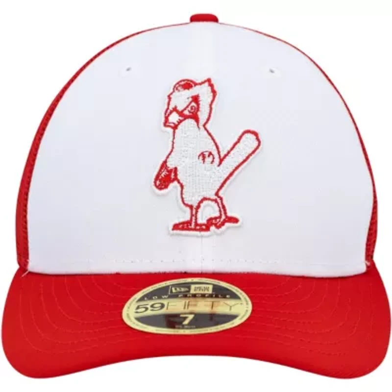 MLB White/Red St. Louis Cardinals 2023 On-Field Batting Practice Low 59FIFTY Fitted Hat