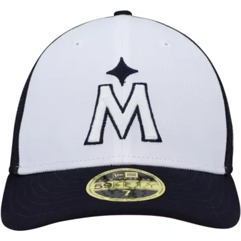 MLB White/Navy Minnesota Twins 2023 On-Field Batting Practice Low 59FIFTY Fitted Hat