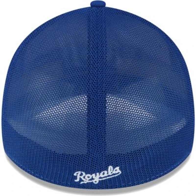 MLB Royal/White Kansas City Royals 2023 On-Field Batting Practice 39THIRTY Flex Hat