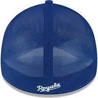 MLB Royal/White Kansas City Royals 2023 On-Field Batting Practice 39THIRTY Flex Hat