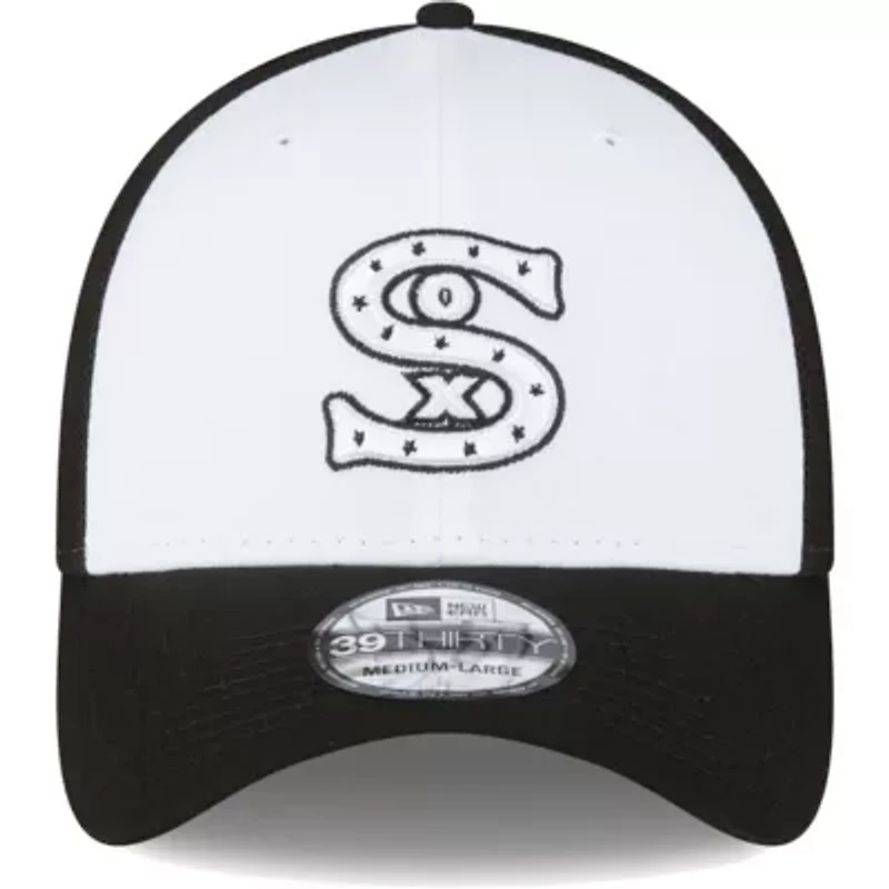 Chicago White Sox MLB Black/White 2023 On-Field Batting Practice 39THIRTY Flex Hat