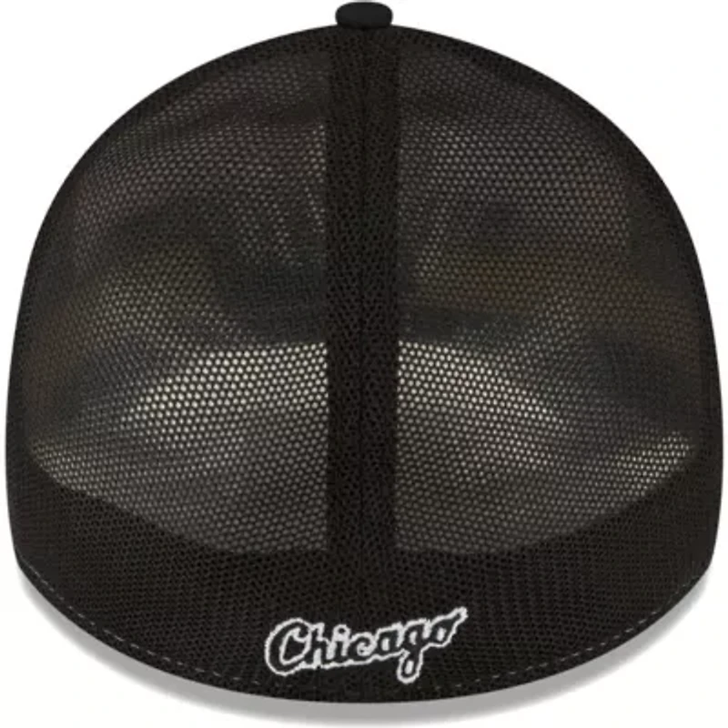 Chicago White Sox MLB Black/White 2023 On-Field Batting Practice 39THIRTY Flex Hat