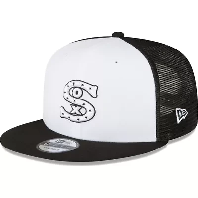 Chicago White Sox MLB Black/White Chicago Sox 2023 On-Field Batting Practice 9FIFTY Snapback Hat