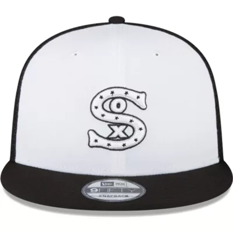 Chicago White Sox MLB Black/White Chicago Sox 2023 On-Field Batting Practice 9FIFTY Snapback Hat