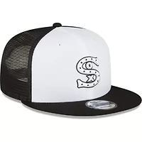 Chicago White Sox MLB Black/White Chicago Sox 2023 On-Field Batting Practice 9FIFTY Snapback Hat