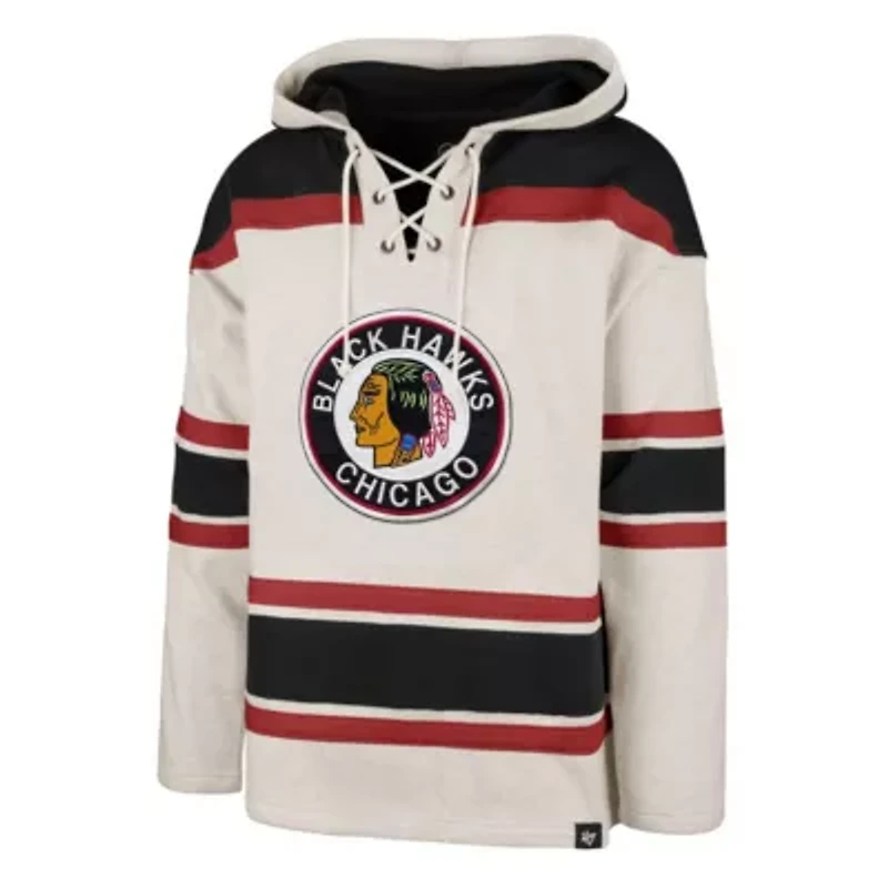 NHL Chicago Blackhawks Rockaway Lace-Up Pullover Hoodie
